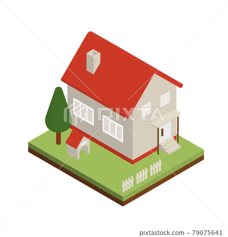 房子 3 等距圖 79075641