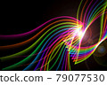 Abstract color stripe 79077530