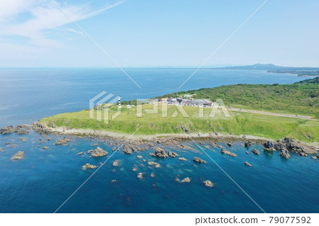 男鹿半島入堂崎鳥瞰圖 79077592