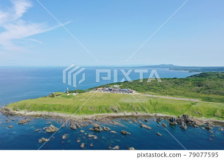 男鹿半島入堂崎鳥瞰圖 79077595