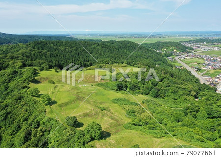 續 100 強日本城堡脅本城遺址鳥瞰圖 續 100 強日本城堡脅本城遺址鳥瞰圖 79077661