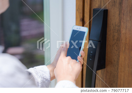 入口門智能鎖智能手機 79077717