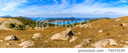 燒河內山口後的全景[長崎縣平戶市] 79079194
