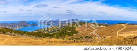 燒河內山口後的全景[長崎縣平戶市] 79079243