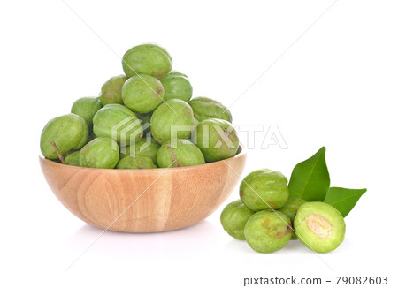 Chebulic Myrobalans  isolated on white background 79082603