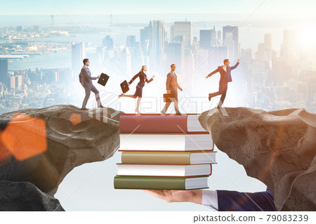 Concept of education in business with business people Concept of education in business with business people 79083239