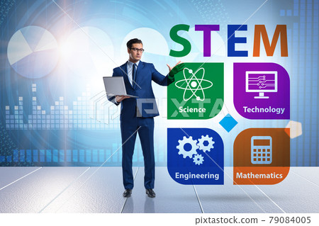 Business people in STEM education concept Business people in STEM education concept 79084005