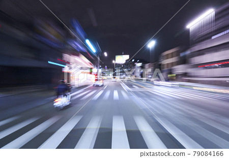 Night drive in-vehicle camera slow shutter 79084166