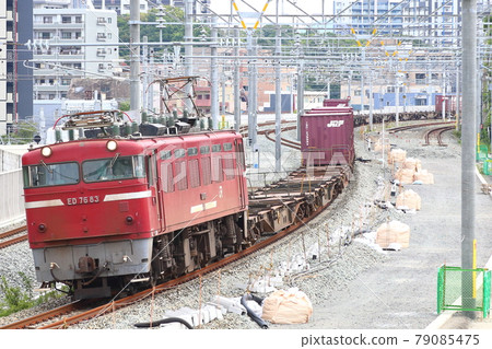 Moji Ward, ED76, electric locomotive, towed freight train Moji Ward, ED76, electric locomotive, towed freight train 79085475