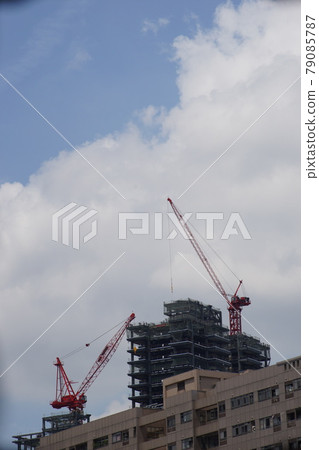 Taiwan Engineering Crane High-rise Sky Street View Apartment 79085787