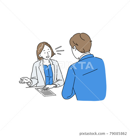 商務會談、商務場景、微笑、會議、女性、銷售人員 79085862