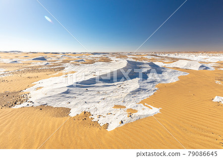 Impressive White Desert from above. Beautiful Egyptian landscape. Impressive White Desert from above. Beautiful Egyptian landscape. 79086645