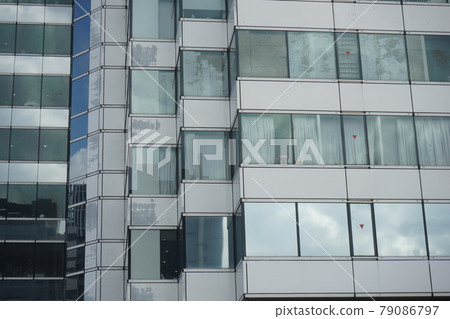 Taipei modern city building glass curtain Taipei modern city building glass curtain 79086797