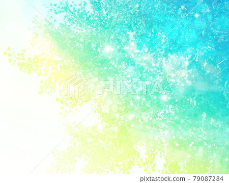 Blue and green glitter 79087284