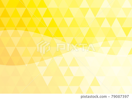 帶有啤酒幾何圖案多邊形圖像的黃色抽象背景圖 79087397