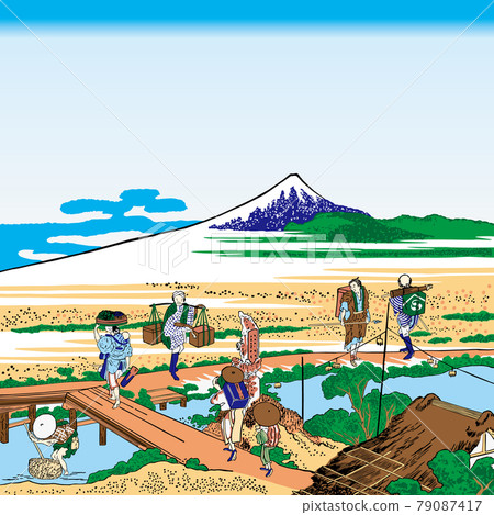 葛飾北齋形象相模中原亮版廣場 葛飾北齋形象相模中原亮版廣場 79087417