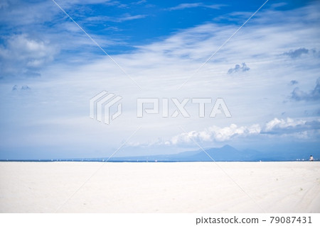 Blue sky, sea and yacht Blue sky, sea and yacht 79087431