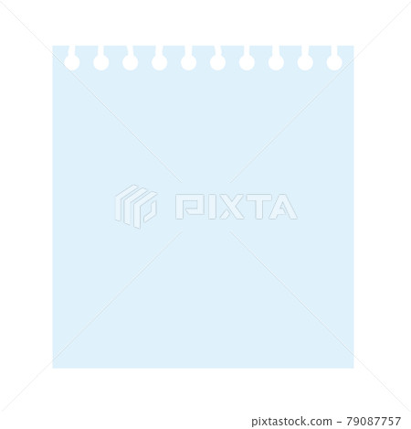 活頁普通記事本插圖素材 79087757