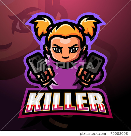Killer mascot esport logo design Killer mascot esport logo design 79088098