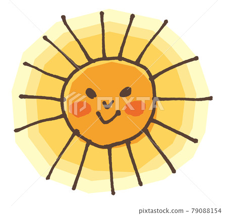 Hand drawn sun character Hand drawn sun character 79088154