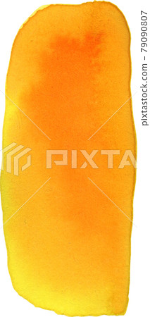 Abstract watercolor stain, color backing, paint streaks, isolated object 79090807