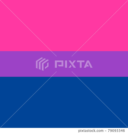 Vector flat bisexual pride flag 79093346