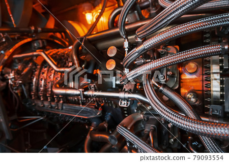 Element of a high-tech Gas turbine with a reactive fuel supply system Element of a high-tech Gas turbine with a reactive fuel supply system 79093554