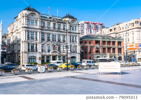 《上海》上海西式建築，外灘的早晨 79095011