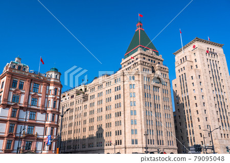 《上海》上海西式建築,外灘的早晨 《上海》上海西式建築,外灘的早晨 79095048
