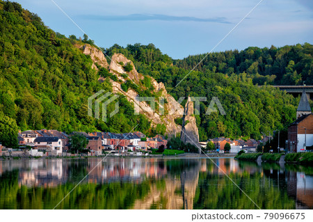 View of picturesque Dinant city. Belgium 79096675
