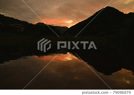 Sunset water mirror Sunset water mirror 79096879