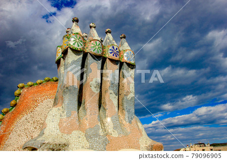 Spain Barcelona Gaudi Casa Batllo Spain Barcelona Gaudi Casa Batllo 79096905
