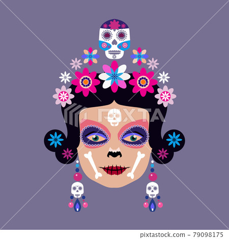 Catrina Calavera pattern Catrina Calavera pattern 79098175
