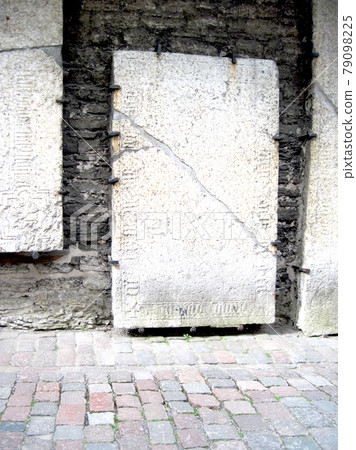 A stone monument seen in Tallinn, the capital of Estonia A stone monument seen in Tallinn, the capital of Estonia 79098225