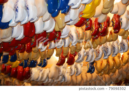 Souvenir Netherlands Klomp - wooden boots, wooden footwear Souvenir Netherlands Klomp - wooden boots, wooden footwear 79098302