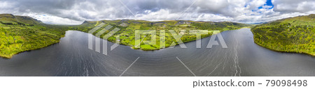 Aerial view of Glencar Lough in Ireland Aerial view of Glencar Lough in Ireland 79098498