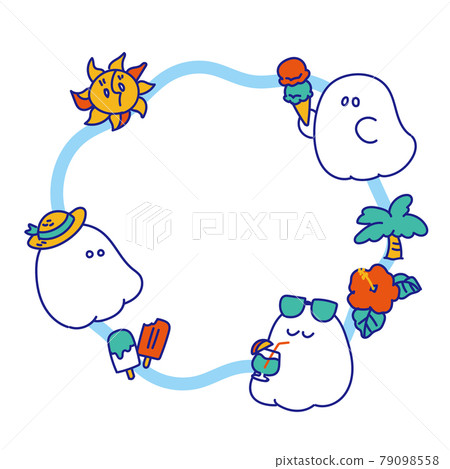 Haunted frame for summer vacation Haunted frame for summer vacation 79098558