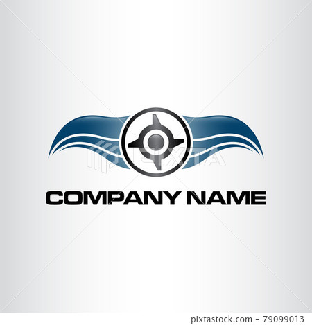 airplane flying around Icon, airplane flying around the earth Icon Eps10 79099013