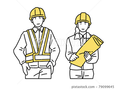 Illustration of a building under construction 79099645