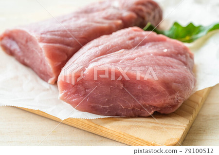 A chunk of pork fillet A chunk of pork fillet 79100512