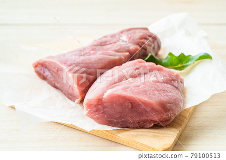 A chunk of pork fillet A chunk of pork fillet 79100513