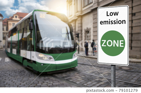 Road sign Low emission ZONE 79101279