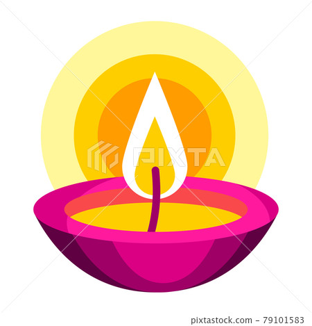 Illustration of Diwali oil lamp. Deepavali or dipavali festival of lights. Illustration of Diwali oil lamp. Deepavali or dipavali festival of lights. 79101583