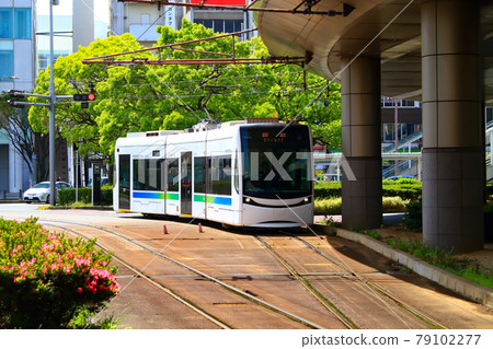 豐橋鐵道城市線、超低地板列車熱電車風景 79102277