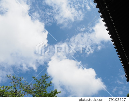 藍天和屋頂 79102327