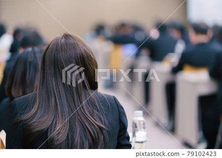 business woman Conference and Presentation in the conference hall 79102423