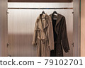 modern wardorbe with set of clothes 79102701