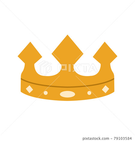 Vector illustration of a golden royal crown on... - Stock Illustration ...