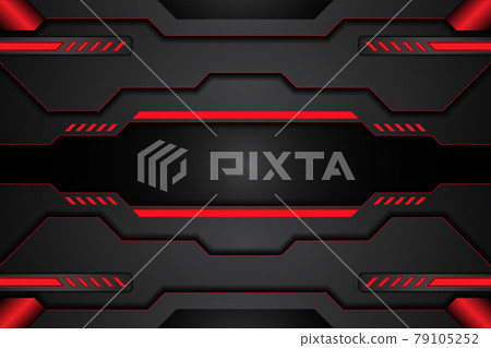 metal plate black and red stripes on steel mesh 79105252