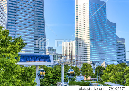 Cityscape of Sakuragicho, Yokohama Ropeway, Landmark Tower and Queen's Square 79106571
